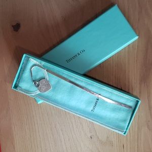 Tiffany & Co. Silver Heart bookmark